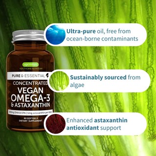 Foto 3 | Suplemento Igennus Healthcare Nutrition Omega 3 Vegan - Venta Internacional