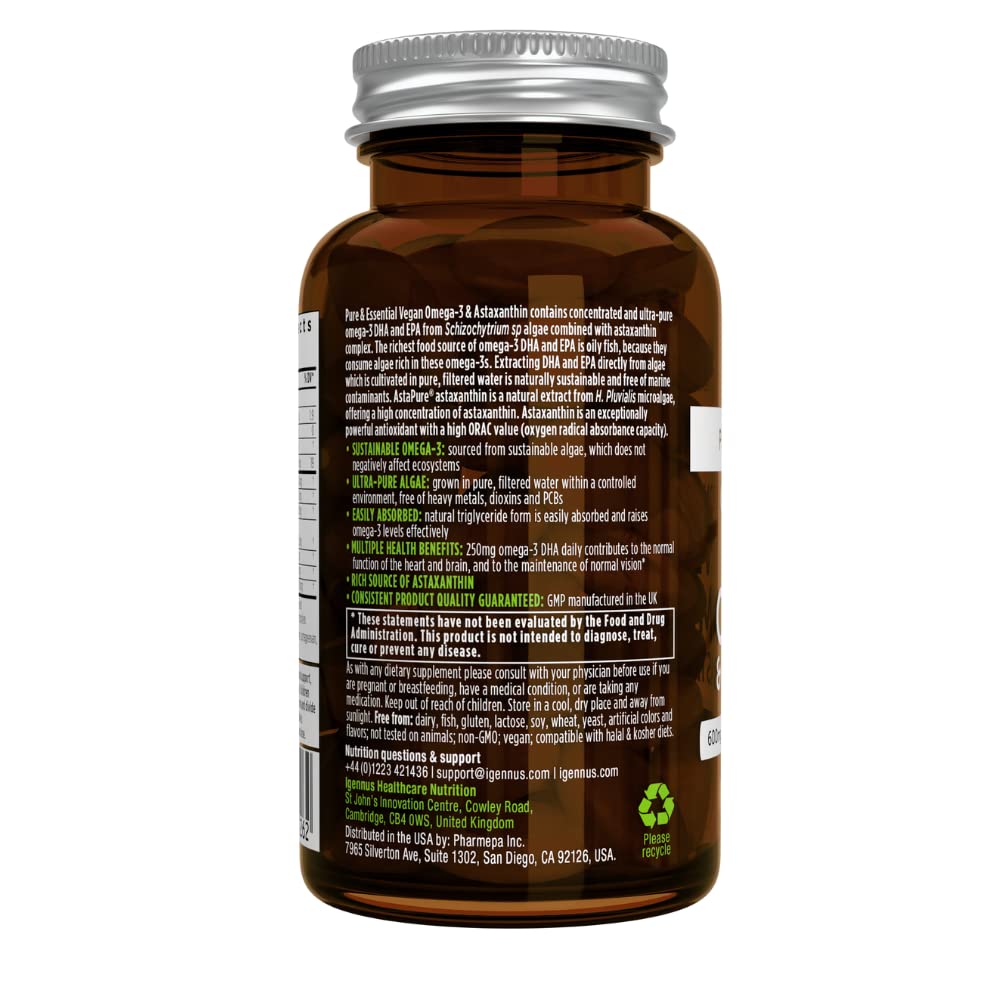 Foto 8 pulgar | Suplemento Igennus Healthcare Nutrition Omega 3 Vegan - Venta Internacional