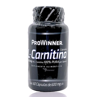 Foto 1 | L-Carnitina Pro Winner 600 mg 60 Cápsulas