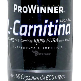 Foto 5 | L-Carnitina Pro Winner 600 mg 60 Cápsulas