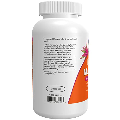 Foto 5 pulgar | Multicgeles Líquidos Supplements Now con Luteína y Licopeno 180 - Venta Internacional