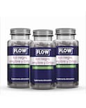 Minerales Y Suplementos Flow Supplements 3 Pack - Cápsulas de Ajo Negro, Jengibre Y Ortiga
