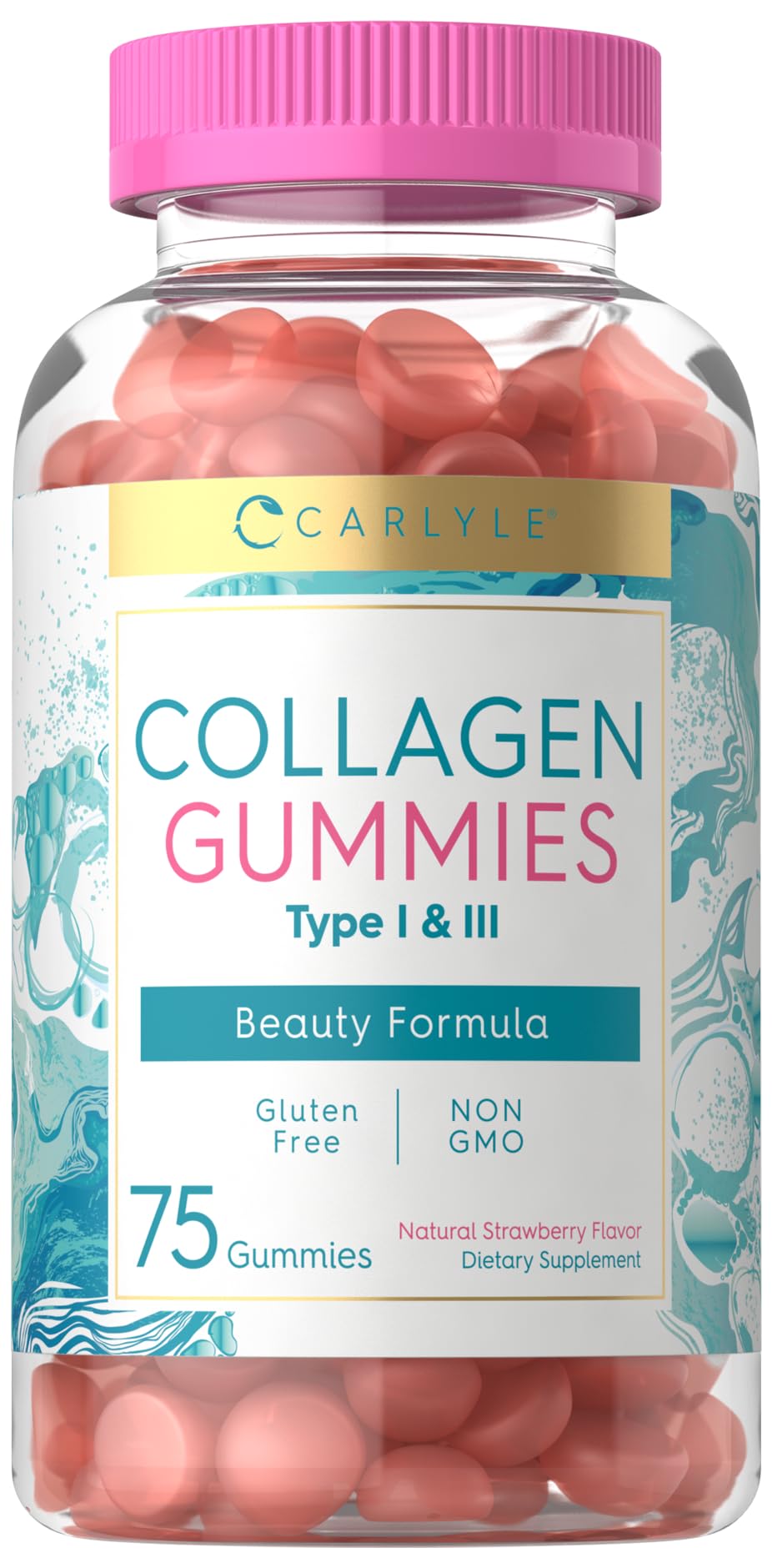 Suplemento de Gomitas de Péptido de Colágeno Carlyle Tipo 1 y 3 - Venta Internacional