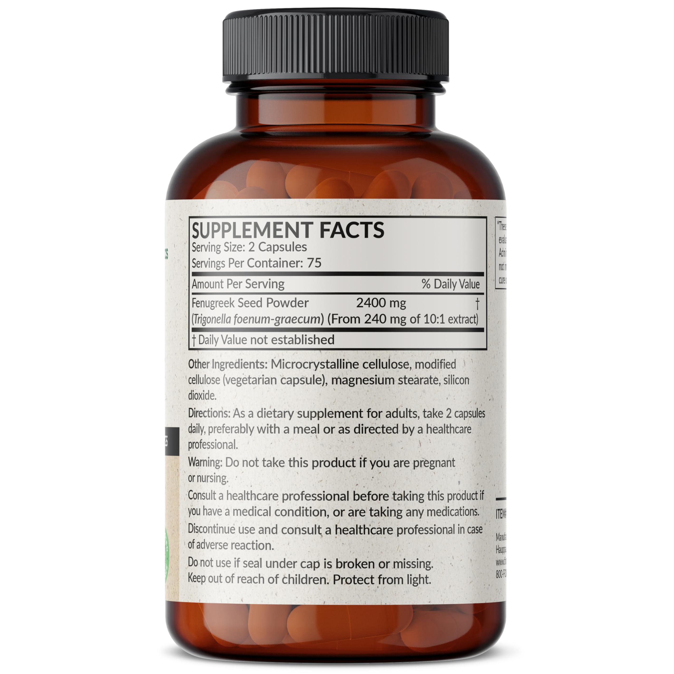 Foto 3 pulgar | Suplemento Futurebiotics Fenugreek Extra Strength 2400 mg - Venta Internacional