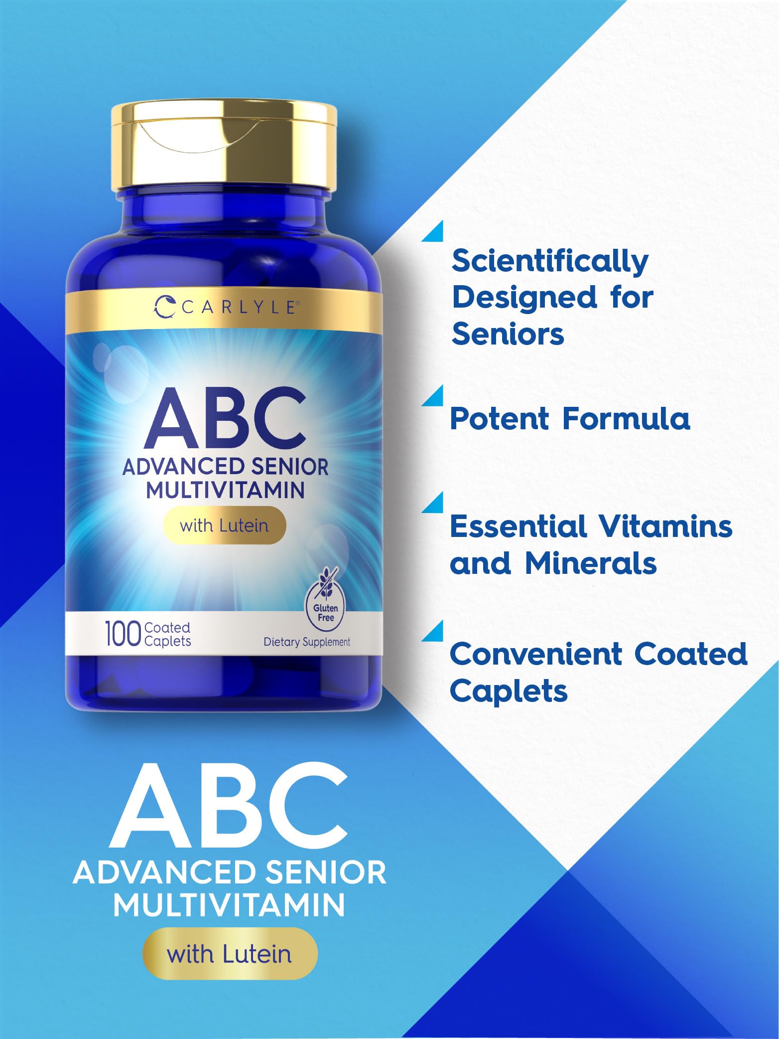 Foto 4 | Suplemento Multivitamínico Carlyle Senior Mayores de 60 Años 100 Cápsulas - Venta Internacional