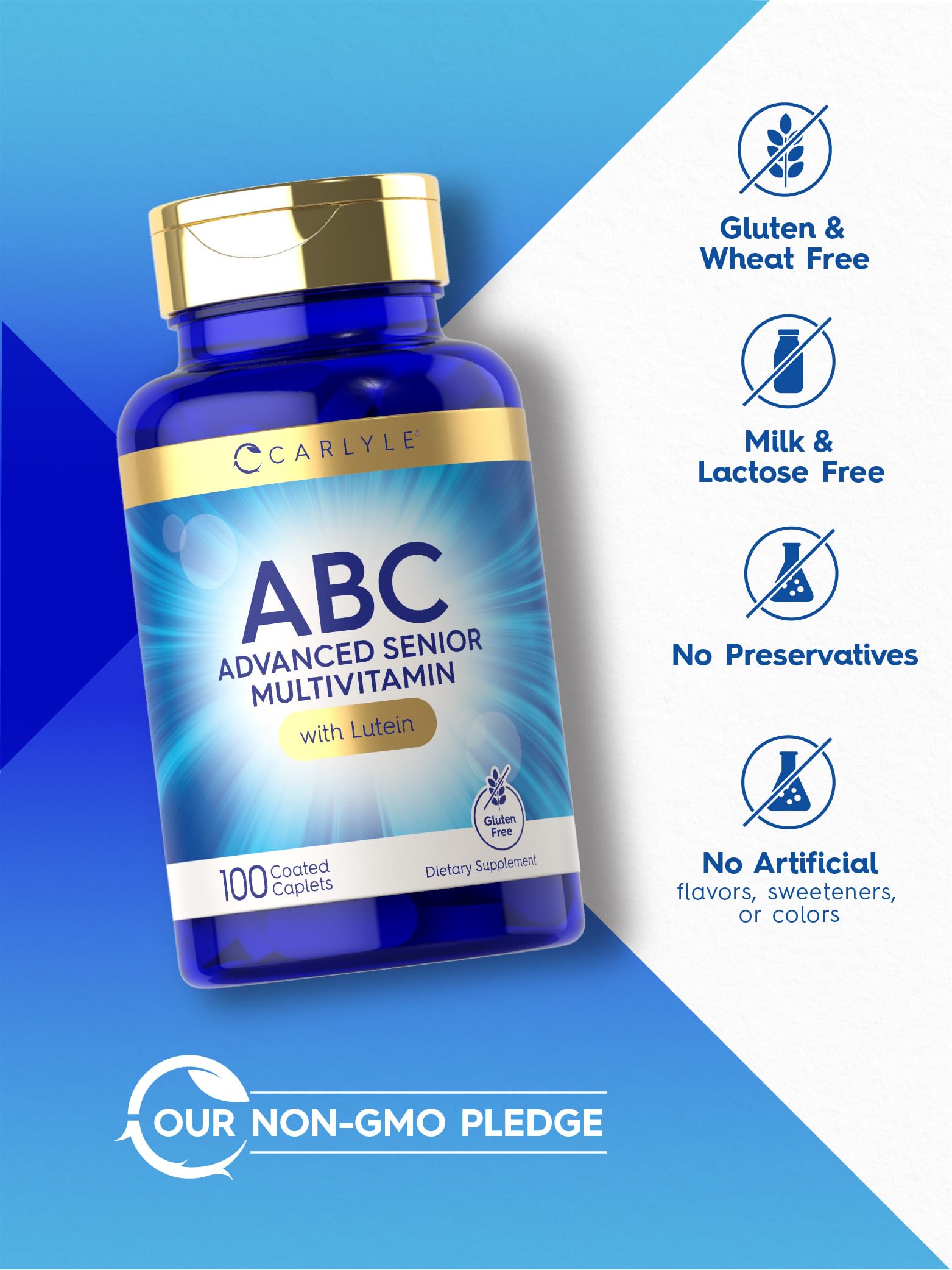 Foto 5 | Suplemento Multivitamínico Carlyle Senior Mayores de 60 Años 100 Cápsulas - Venta Internacional