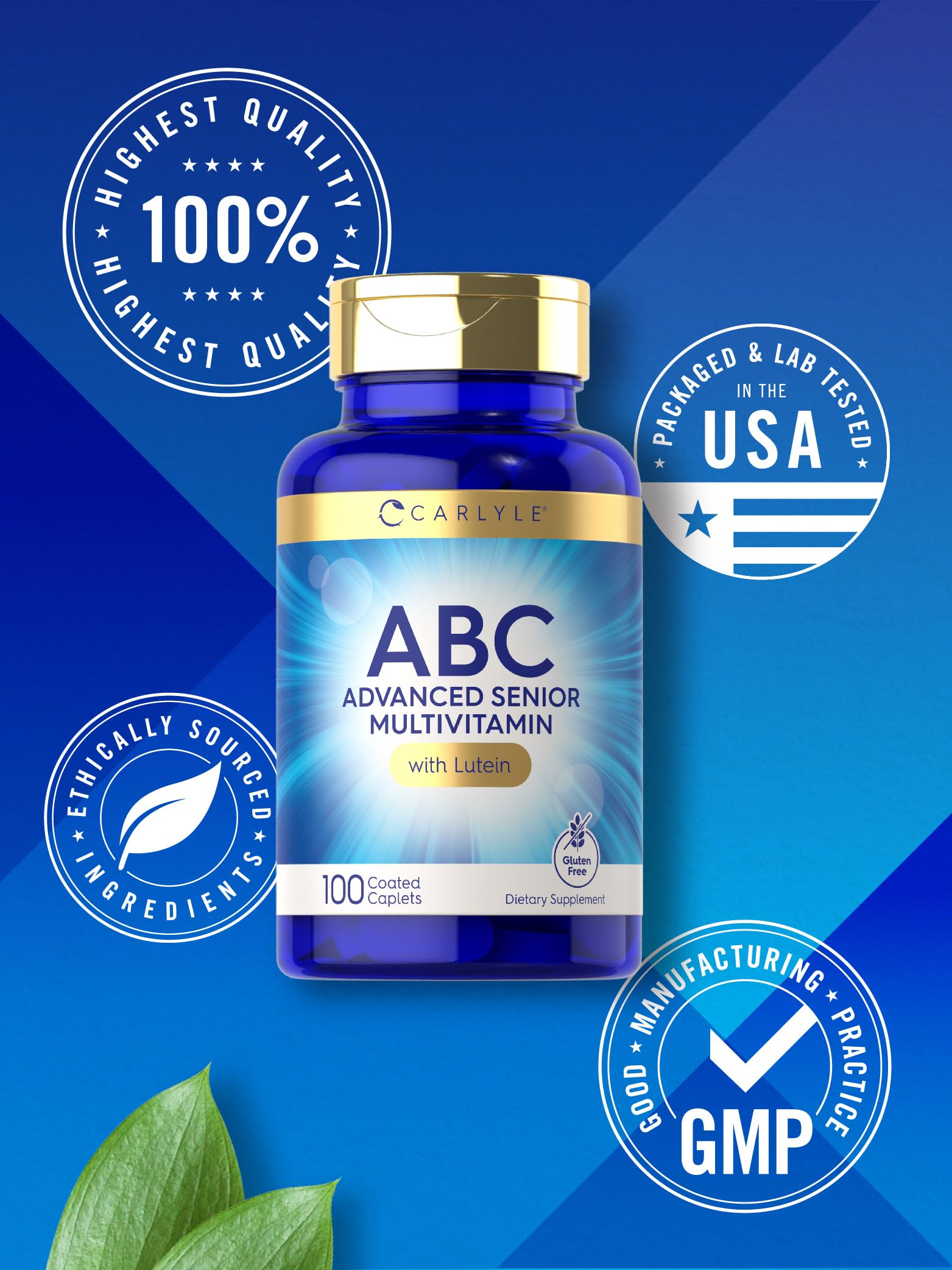 Foto 6 | Suplemento Multivitamínico Carlyle Senior Mayores de 60 Años 100 Cápsulas - Venta Internacional