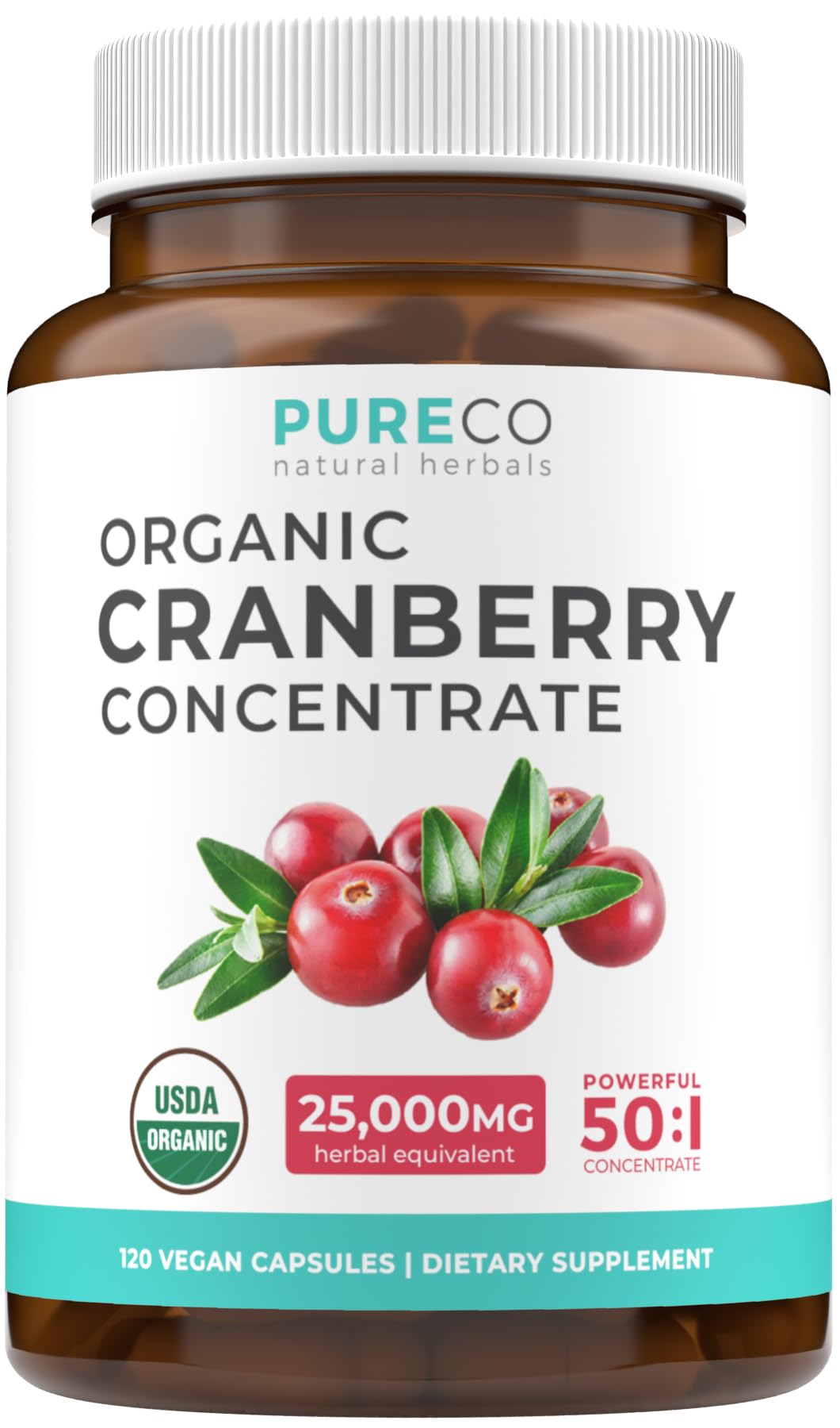 Foto 2 pulgar | Suplemento Pure Co de Arándano 25 000 mg 120 Cápsulas - Venta Internacional