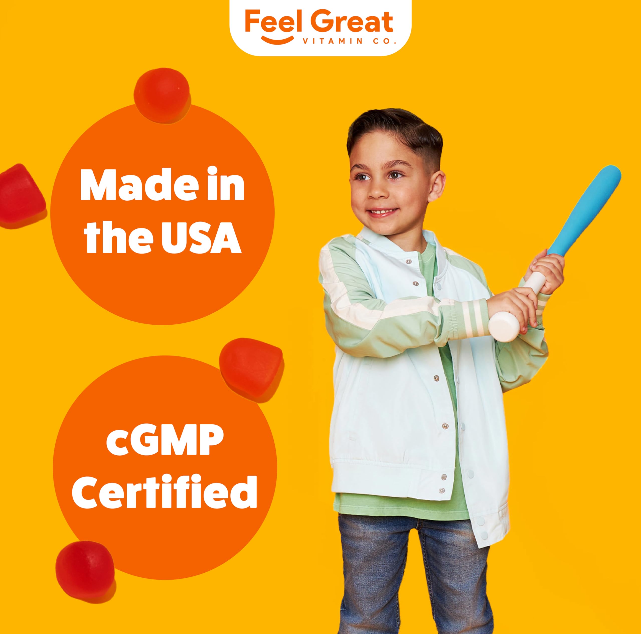 Foto 8 pulgar | Vitamina D3 Feel Great en Gomitas para Niños 1000 Iu 90 Piezas - Venta Internacional