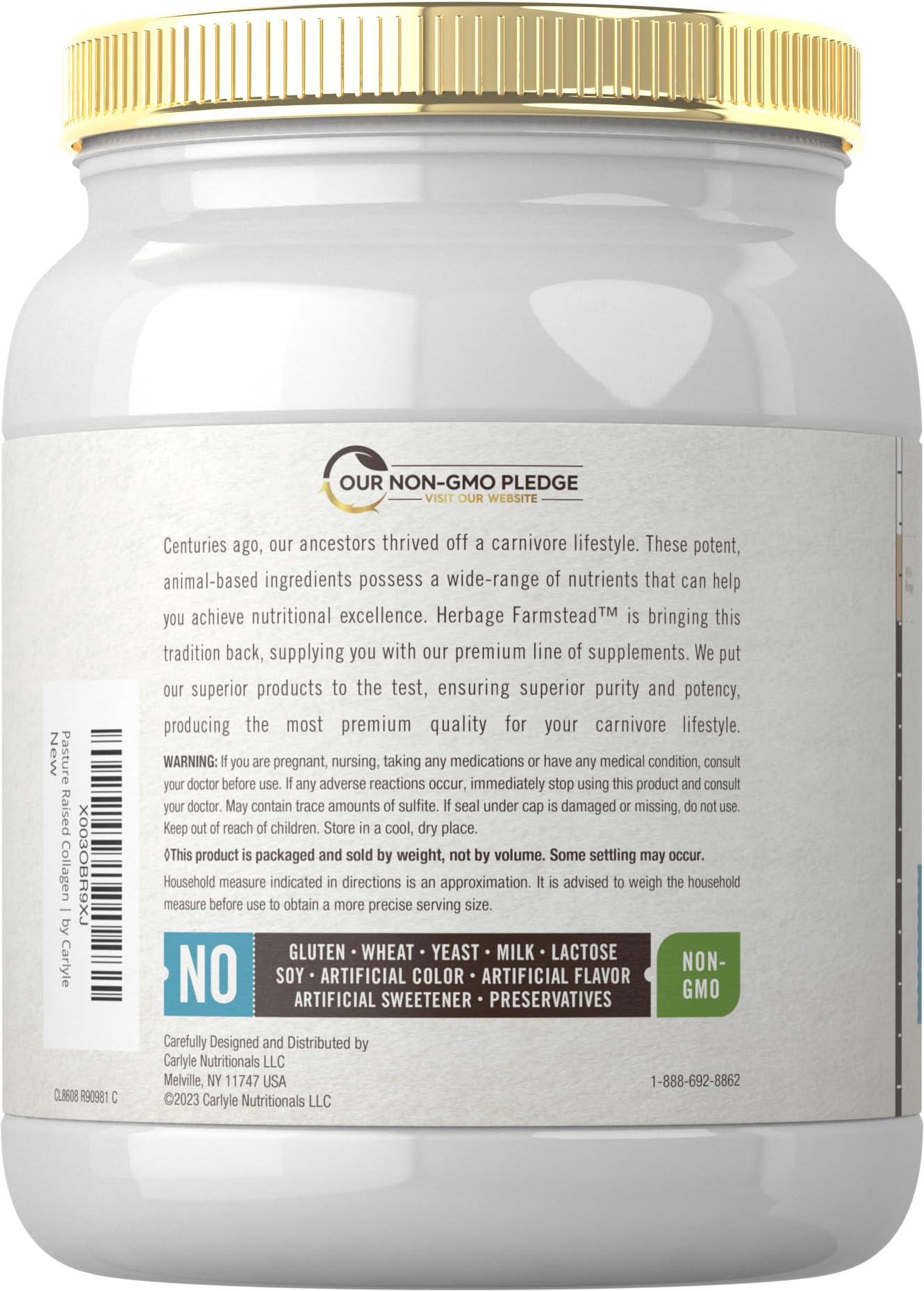 Foto 4 pulgar | Suplemento de Péptidos de Colágeno Alimentado con Pasto en Polvo 600 Ml Hierba - Venta Internacional