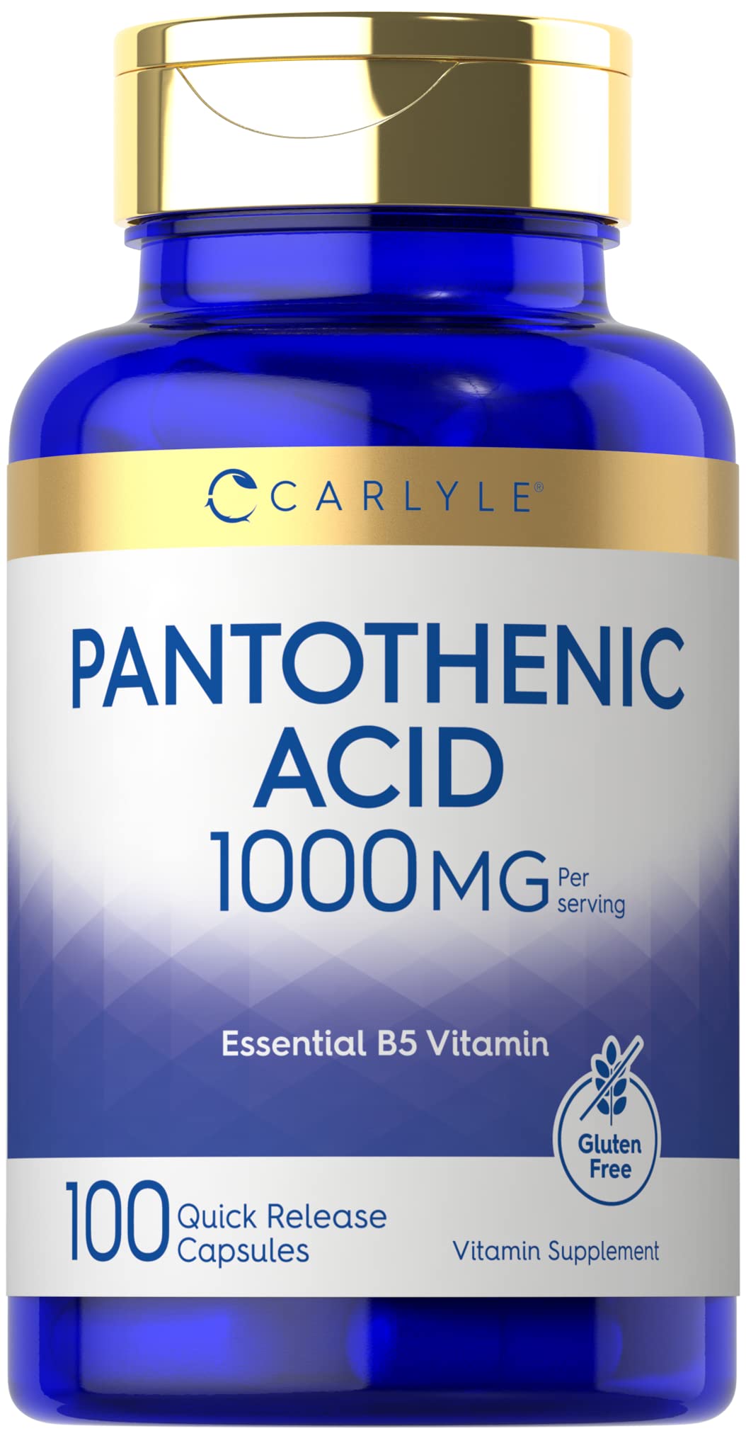 Foto 2 pulgar | Suplemento de Ácido Pantoténico Carlyle 1000 mg - 100 cápsulas