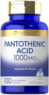 Foto 1 | Suplemento de Ácido Pantoténico Carlyle 1000 mg - 100 cápsulas