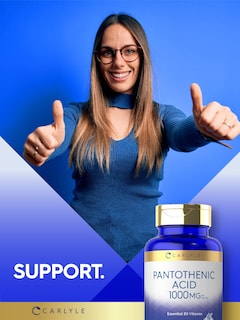 Foto 6 | Suplemento de Ácido Pantoténico Carlyle 1000 mg - 100 cápsulas