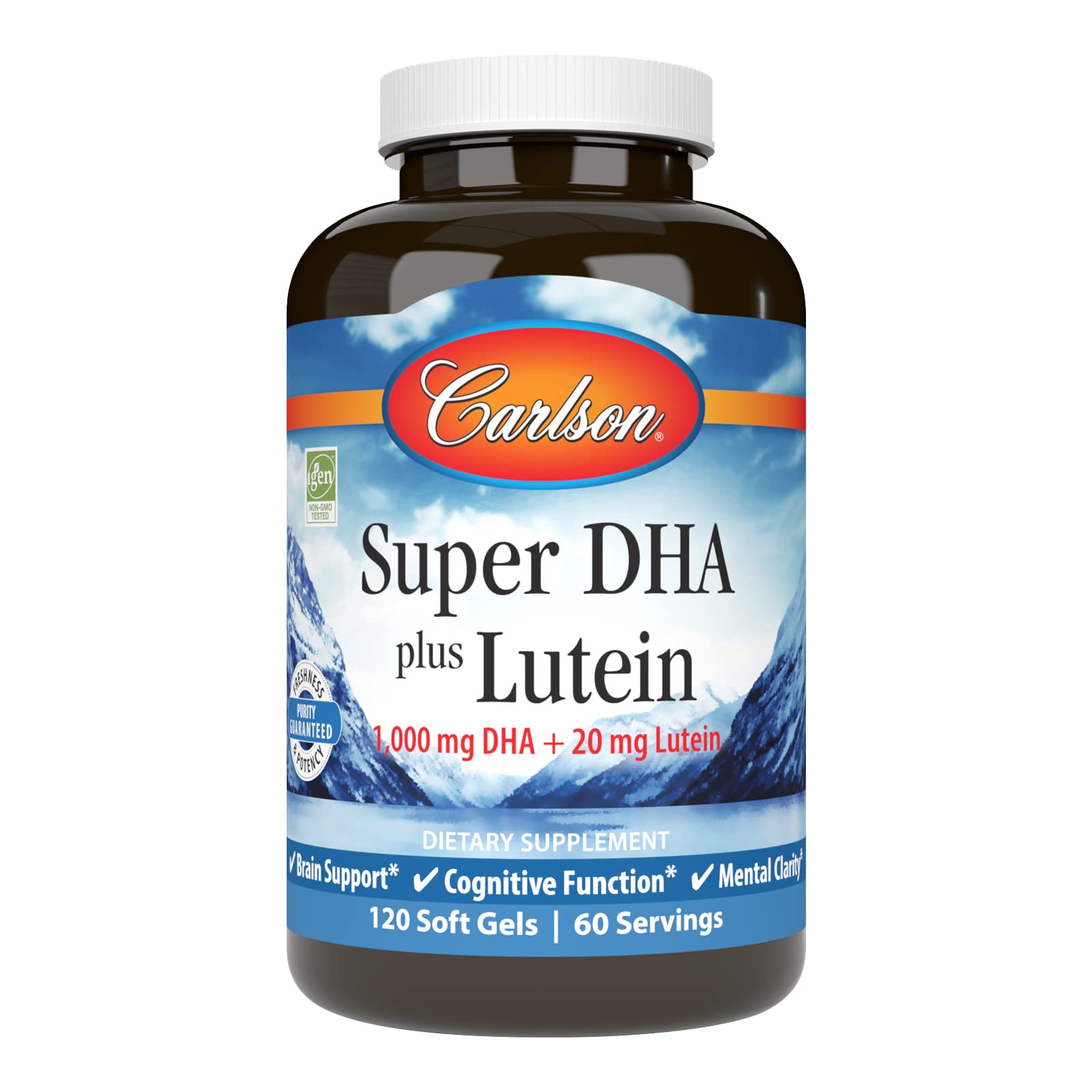 Foto 2 pulgar | Suplemento Carlson Super Dha Plus Luteína Dha 120 Cápsulas - Venta Internacional