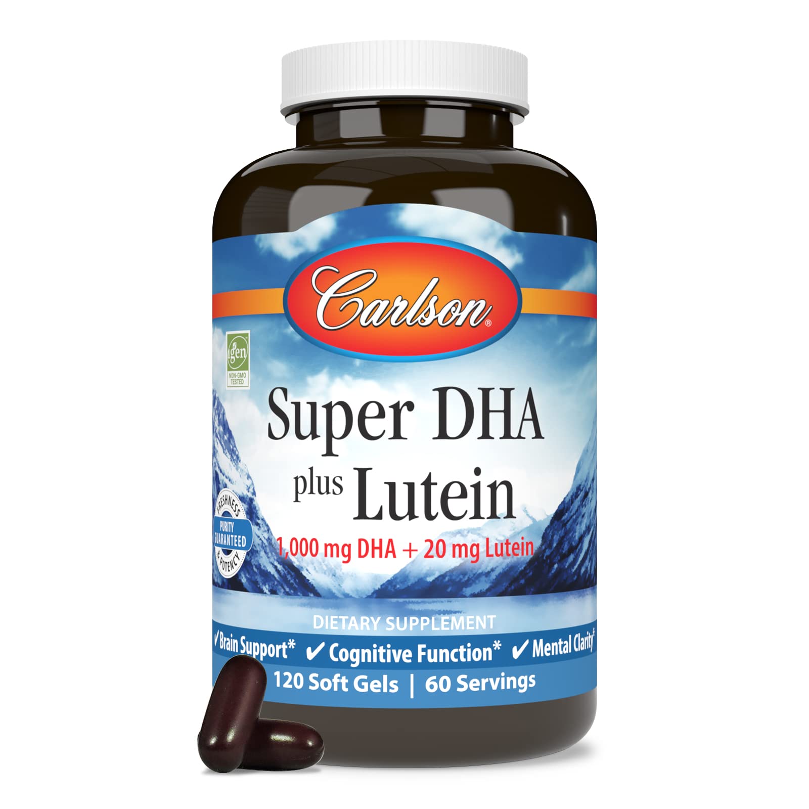 Foto 6 pulgar | Suplemento Carlson Super Dha Plus Luteína Dha 120 Cápsulas - Venta Internacional