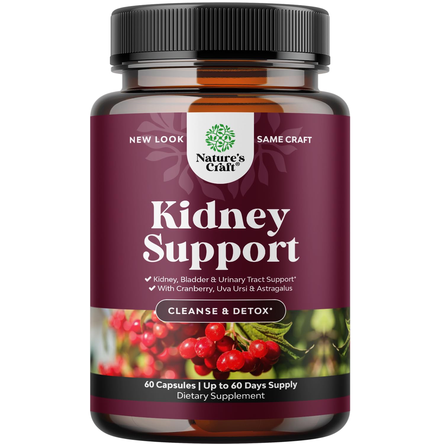 Foto 2 pulgar | Supplement Natures Craft Kidney Support Cranberry para Mujeres y Hombres - Venta Internacional