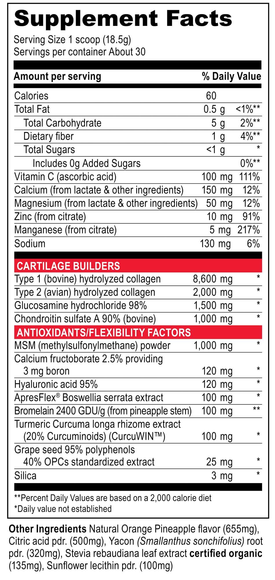 Foto 3 pulgar | Suplemento Vibrant Health Joint Vibrance 30 Porciones - Venta Internacional