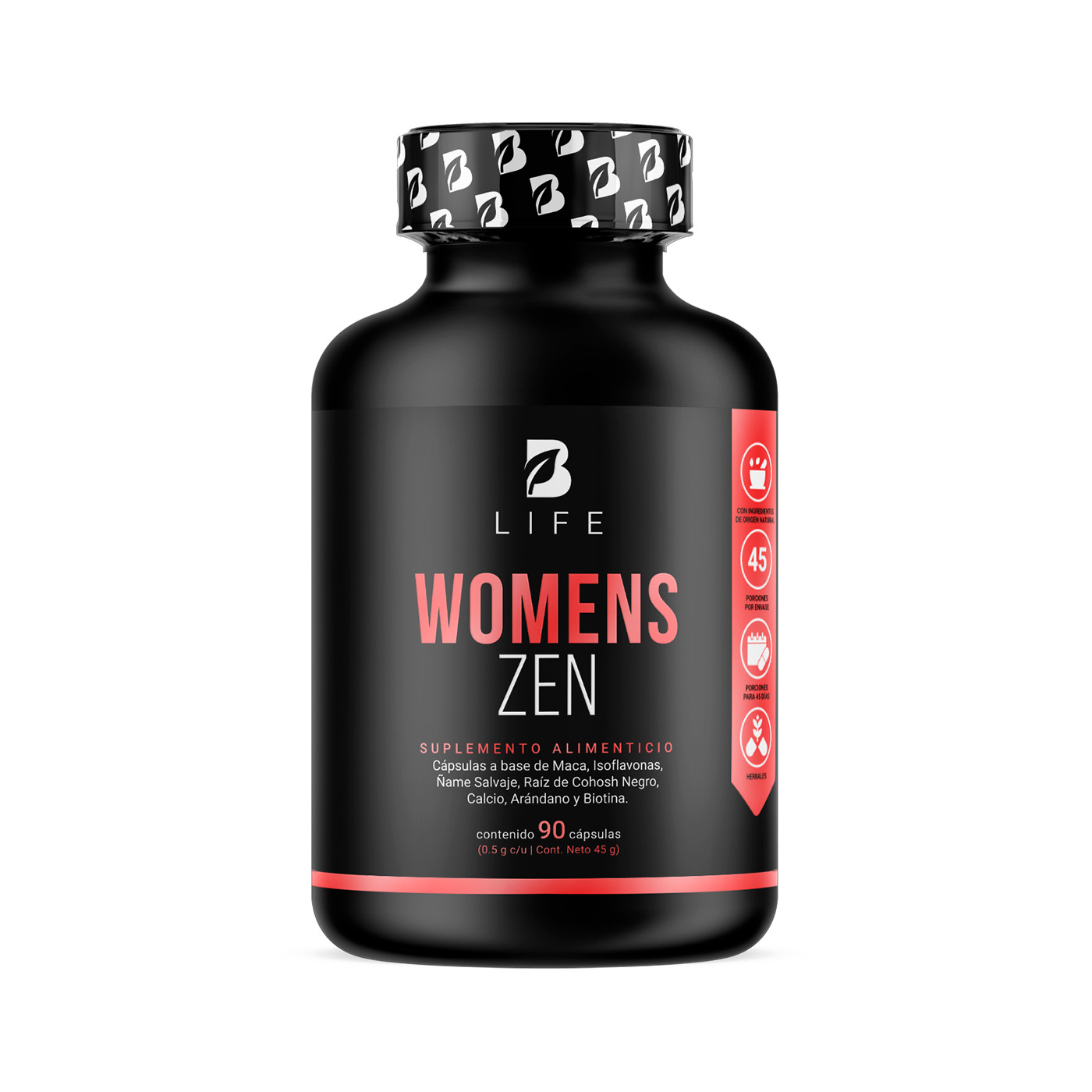 Foto 2 pulgar | Womens Zen B Life. 90 Cápsulas