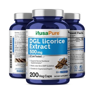 Foto 4 | Suplemento de Extracto de Regaliz Nusapure Dgl 500 Mg 200 Cápsulas - Venta Internacional