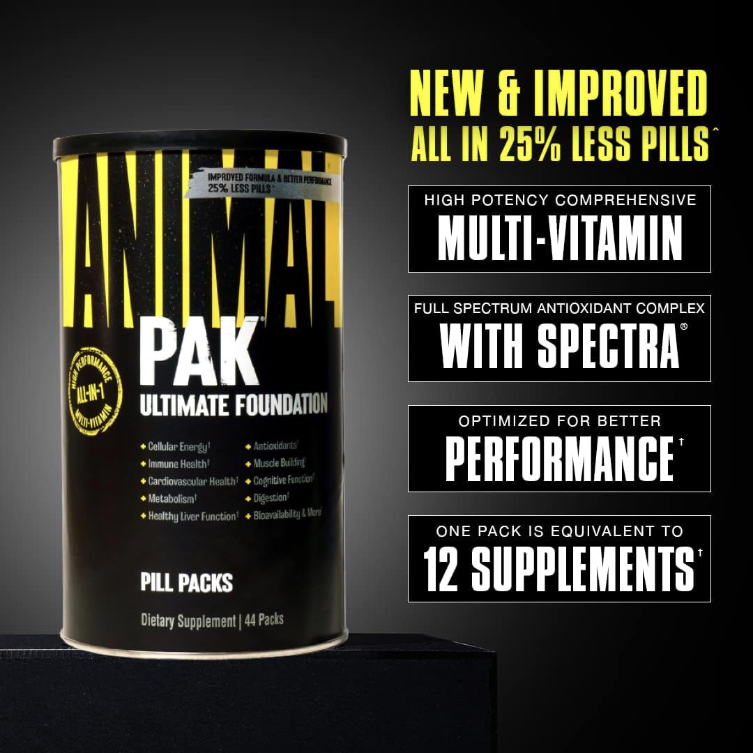 Foto 3 pulgar | Suplemento Animal Pak Sports Nutrition Performance 44 Piezas - Venta Internacional