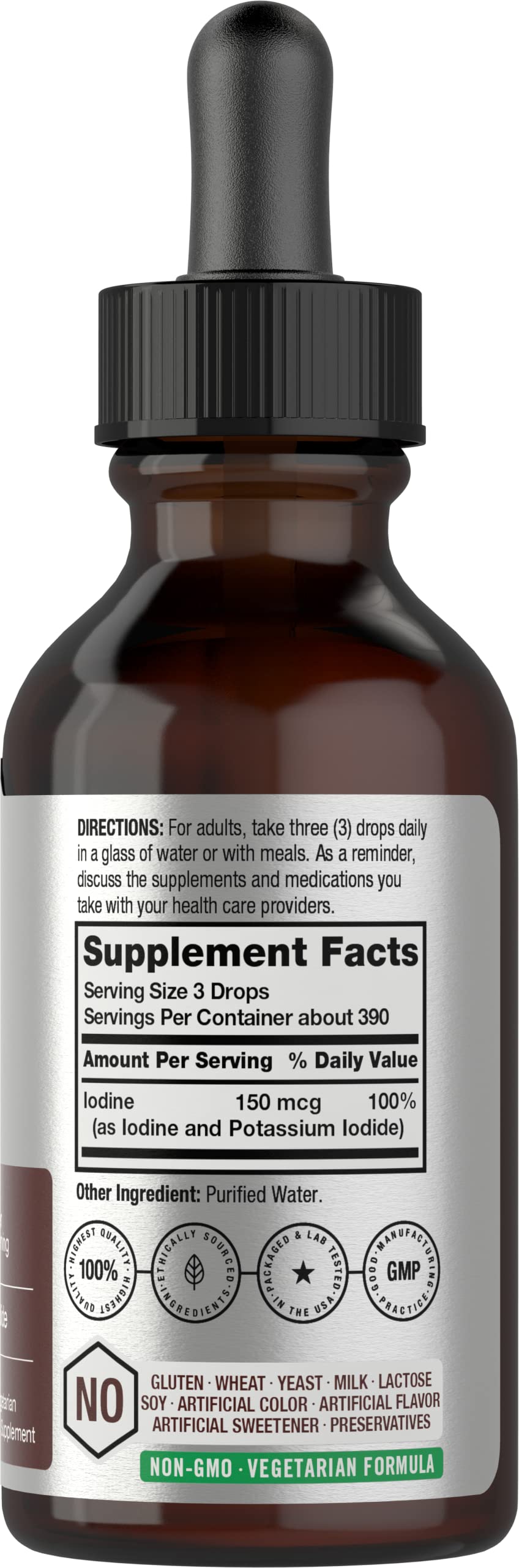 Foto 3 pulgar | Suplemento Horbäach Solución De Yodo 60 ml-Venta Internacional