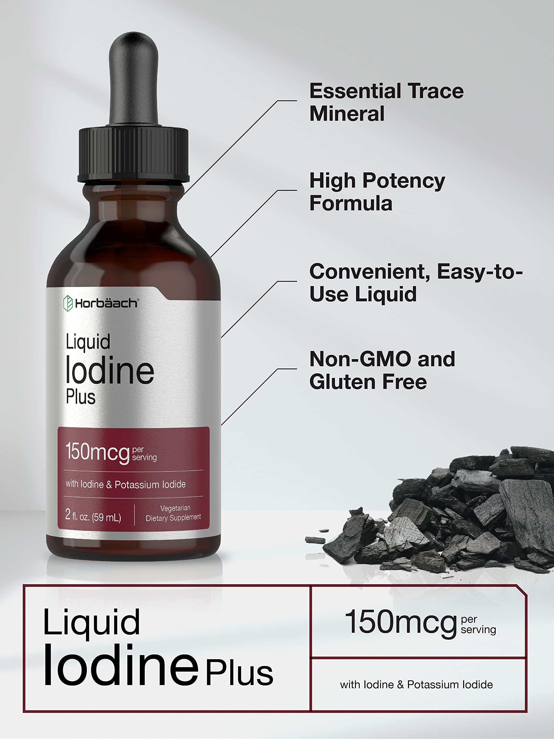 Foto 3 | Suplemento Horbäach Solución De Yodo 60 ml-Venta Internacional