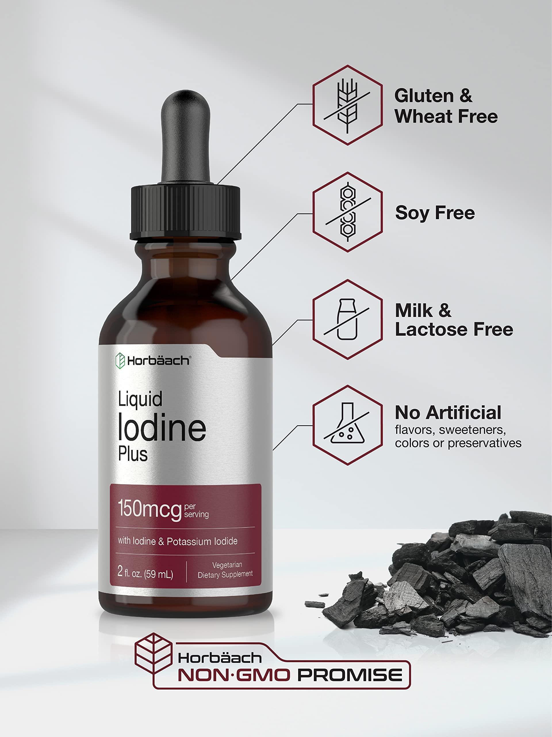 Foto 4 | Suplemento Horbäach Solución De Yodo 60 ml-Venta Internacional