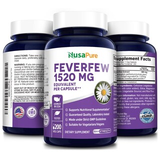 Foto 4 | Suplemento Nusapure Extracto de Matricaria 200 Cápsulas - Venta Internacional.