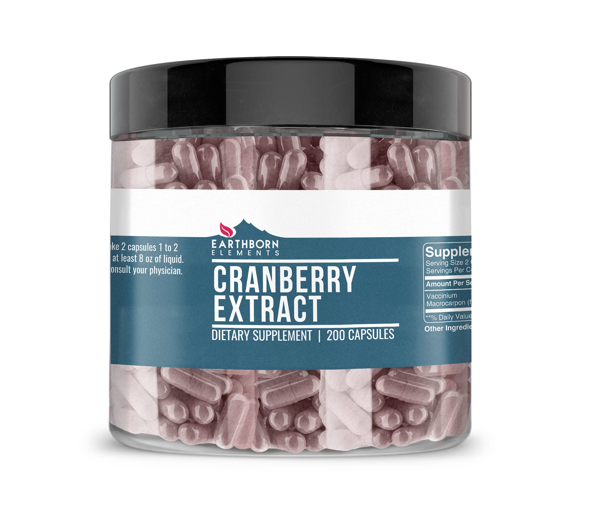 Foto 1 | Suplemento Dietético Earthborn Elements Extracto de Arándano 200 Cápsulas - Venta Internacional