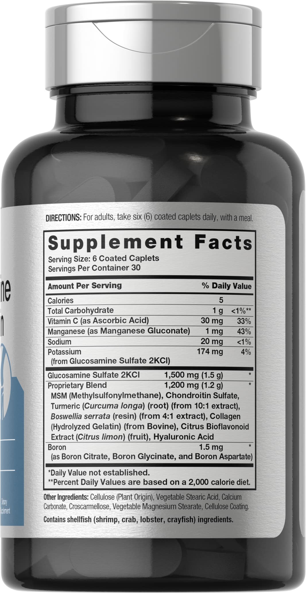 Foto 3 pulgar | Suplemento Horbaach Glucosamina y Condroitina 180 Cápsulas - Venta Internacional