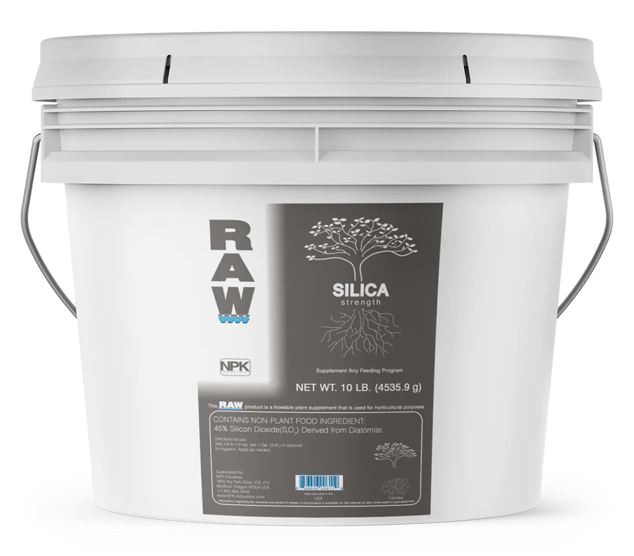 Foto 2 pulgar | Suplemento Vegetal de Sílice Cruda 4,54 kg Alta Pureza 10 Libras Hidroponía - Venta Internacional
