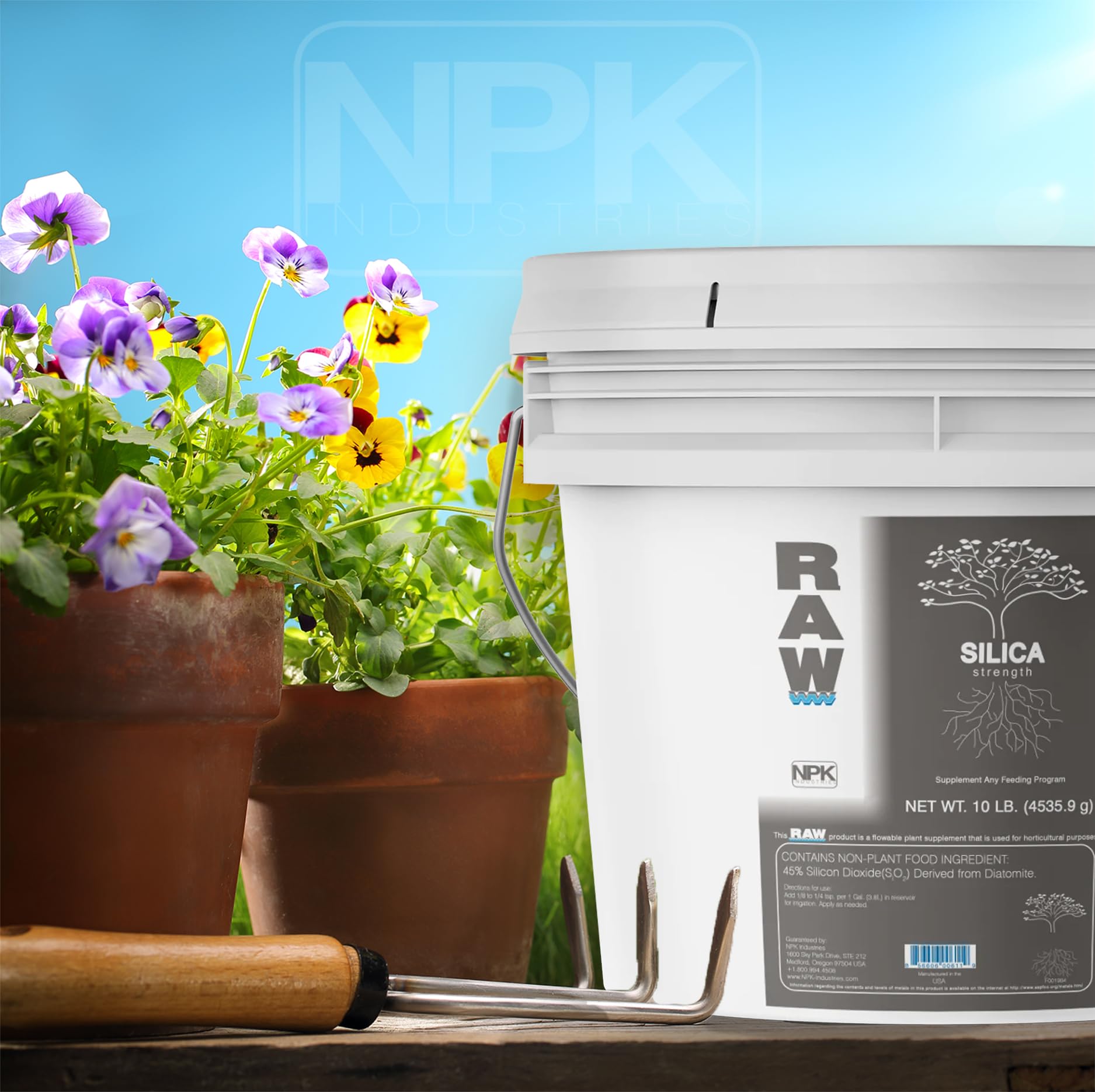 Foto 4 pulgar | Suplemento Vegetal de Sílice Cruda 4,54 kg Alta Pureza 10 Libras Hidroponía - Venta Internacional