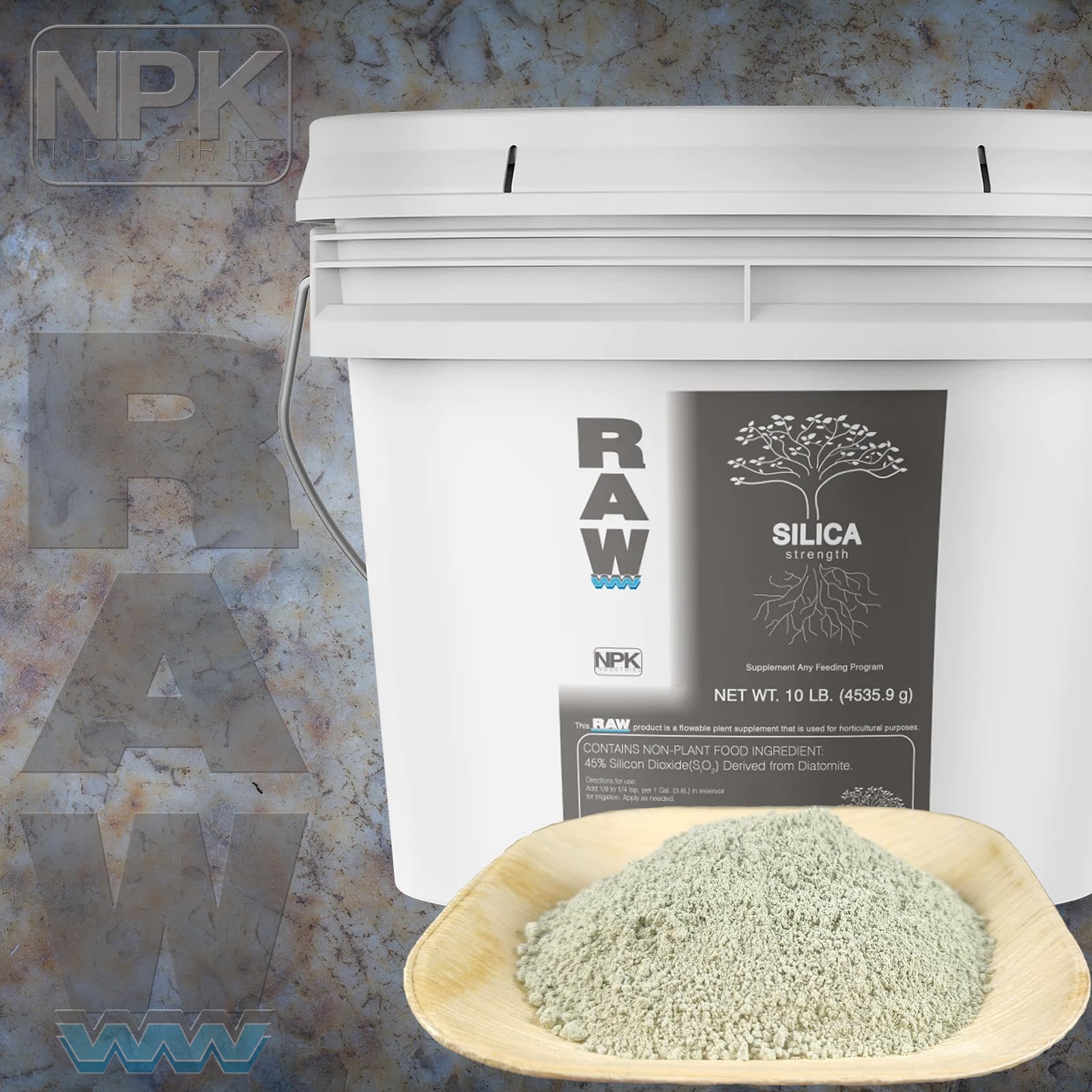 Foto 5 pulgar | Suplemento Vegetal de Sílice Cruda 4,54 kg Alta Pureza 10 Libras Hidroponía - Venta Internacional