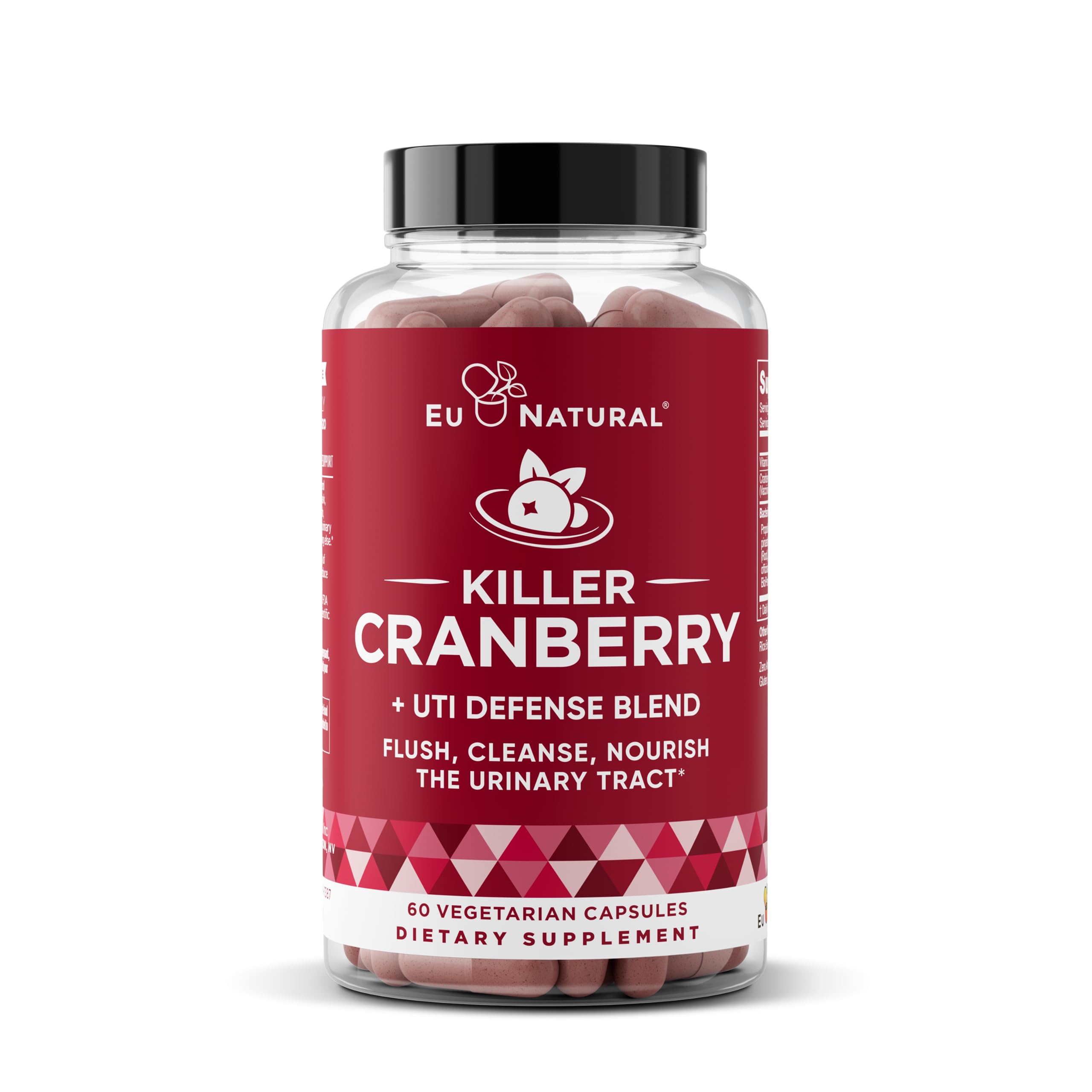 Foto 2 pulgar | Suplemento Eu Natural Killer Cranberry 60 Cápsulas - Venta Internacional