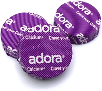 Foto 3 | Suplemento de Calcio Adora Dark Chocolate 30 Tabletas Paquete de 6 - Venta Internacional