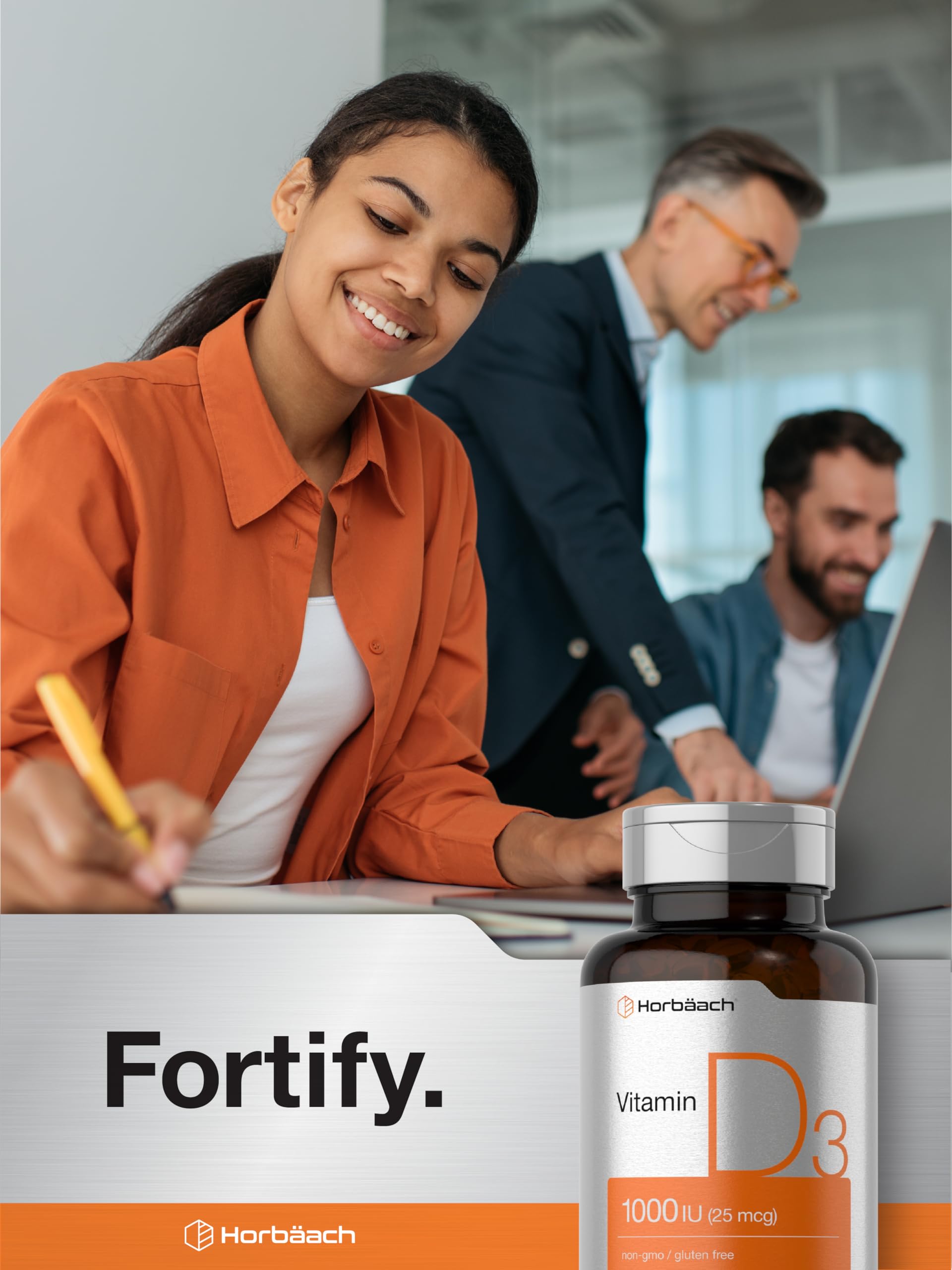 Foto 7 | Suplemento Horbäach Vitamina D3 1000 Ui 180 Cápsulas Blandas - Venta Internacional