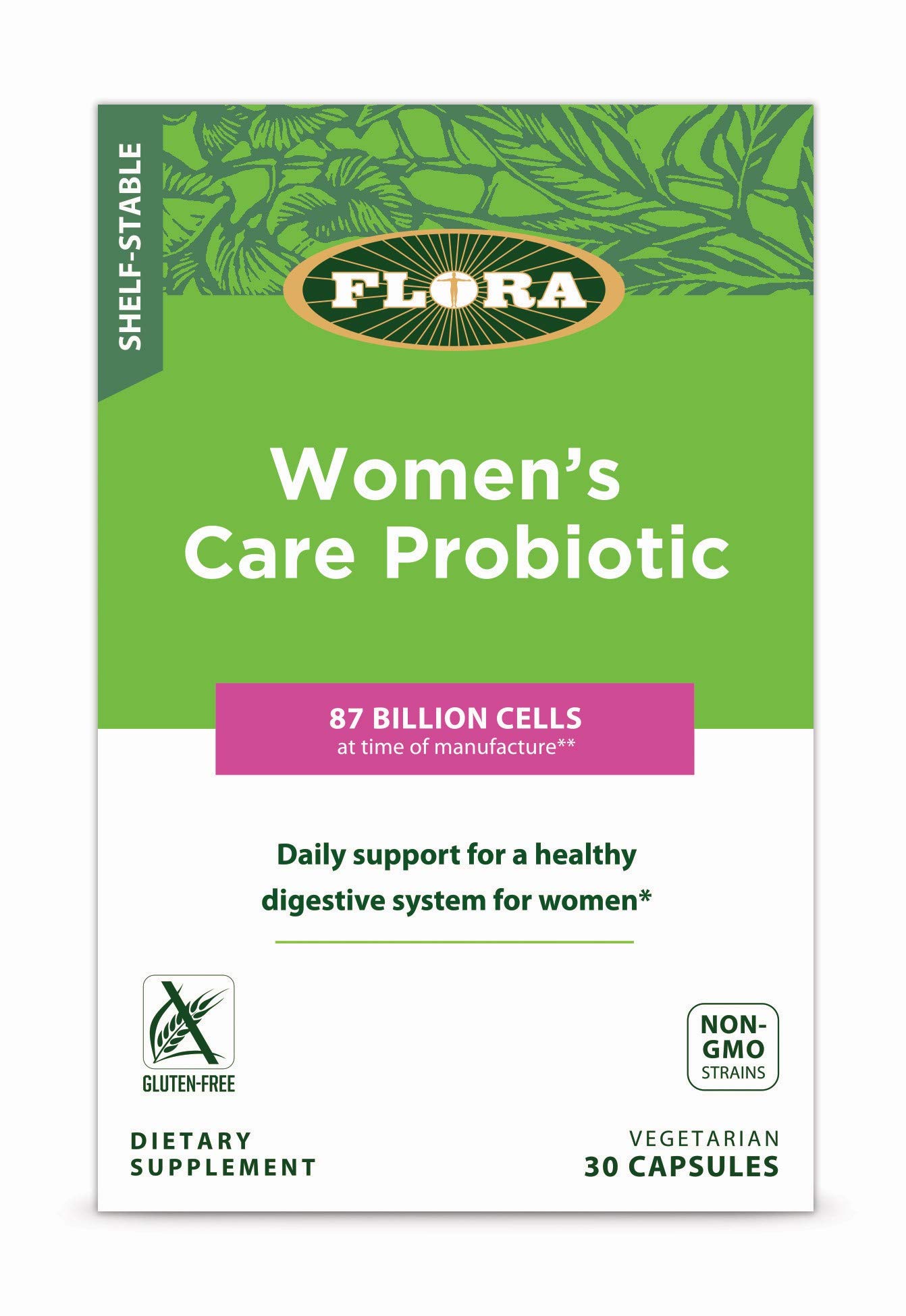 Foto 2 pulgar | Probiótico Flora Women's Care 87 Mil Millones De CFU 30 Cápsulas Vegetarianas