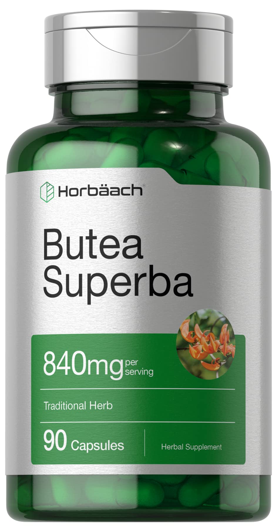 Suplemento Horbäach Butea Superba Root 840 mg 90 Cápsulas - Venta Internacional