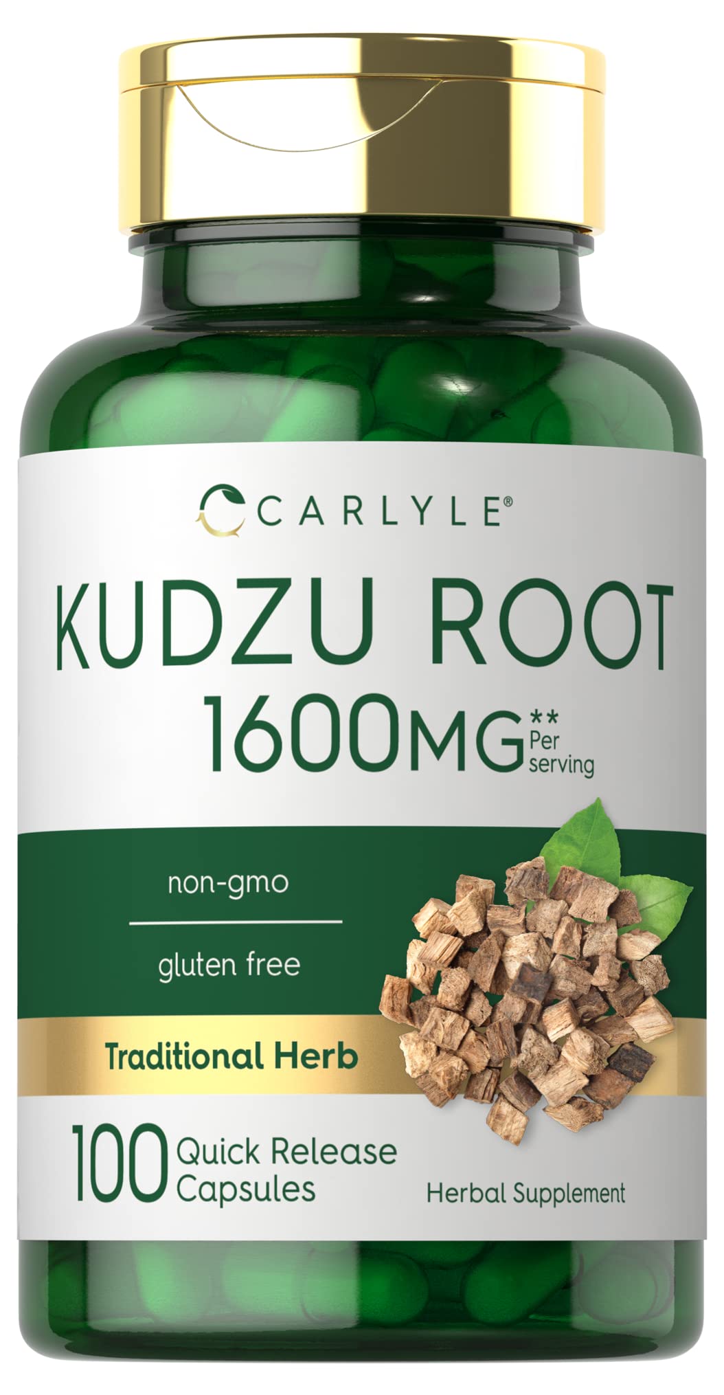 Foto 2 pulgar | Suplemento Extracto de Raíz de Kudzu Carlyle 1600 mg 100 Cápsulas - Venta Internacional