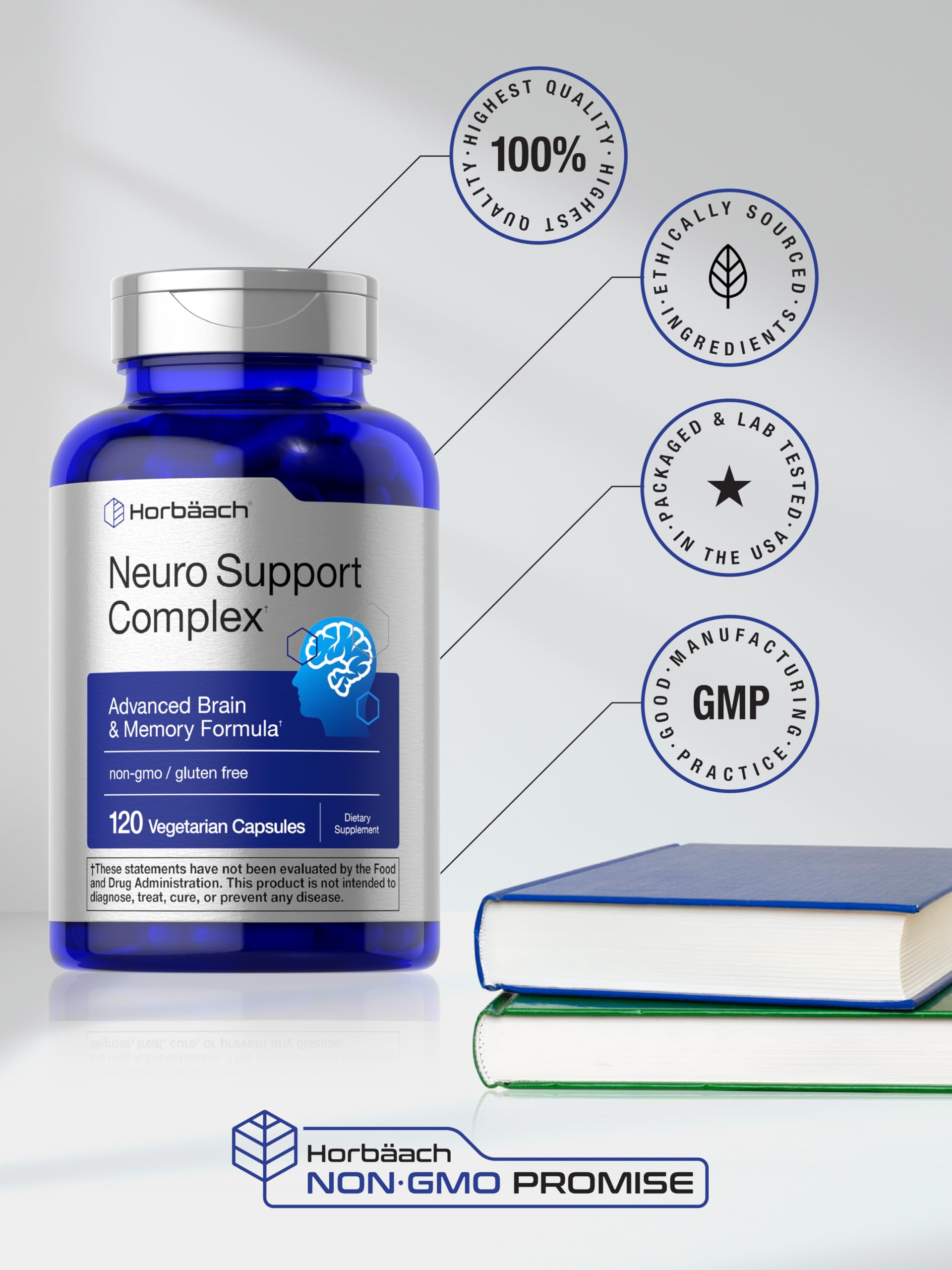 Foto 5 | Suplemento Horbäach Neuro Support 120 Cápsulas - Venta Internacional