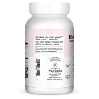 Foto 3 | Suplemento Maxi Health Hi-po Dophilus Probióticos 120 Cápsulas - Venta Internacional