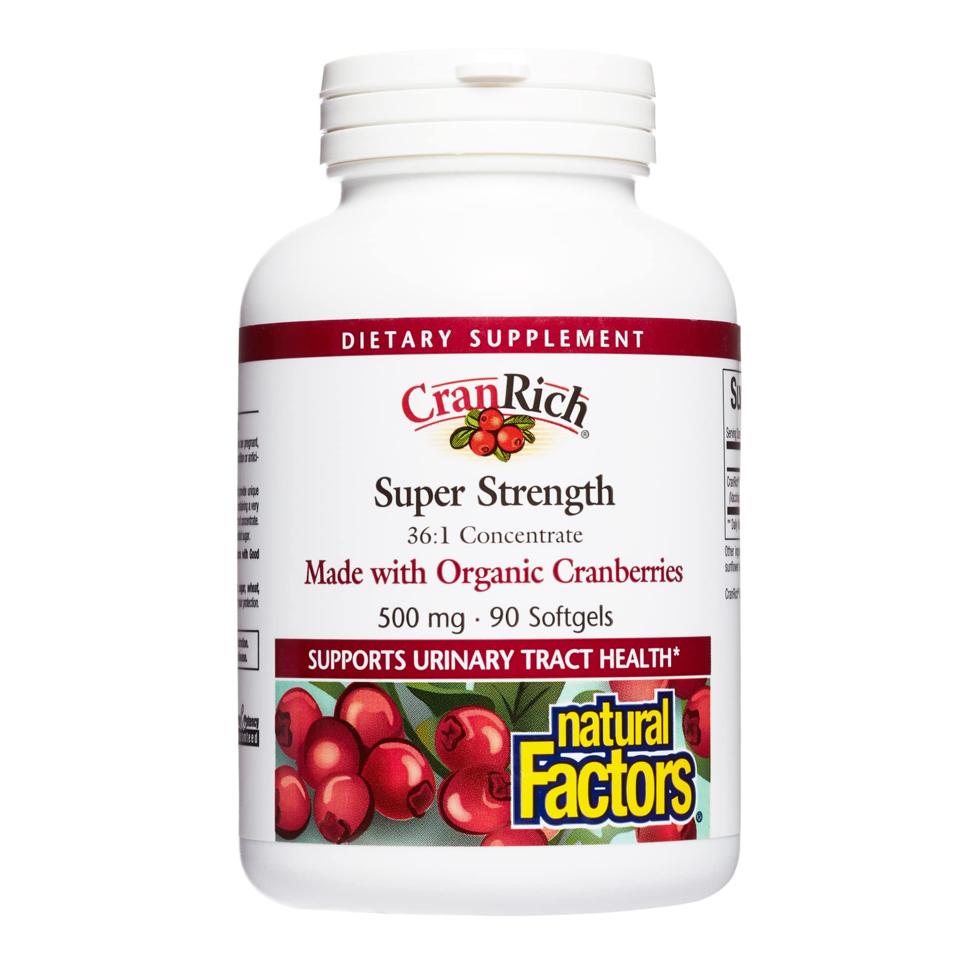 Foto 1 | Suplemento Natural Factors Cranrich Cranberry 90 Cápsulas Blandas - Venta Internacional