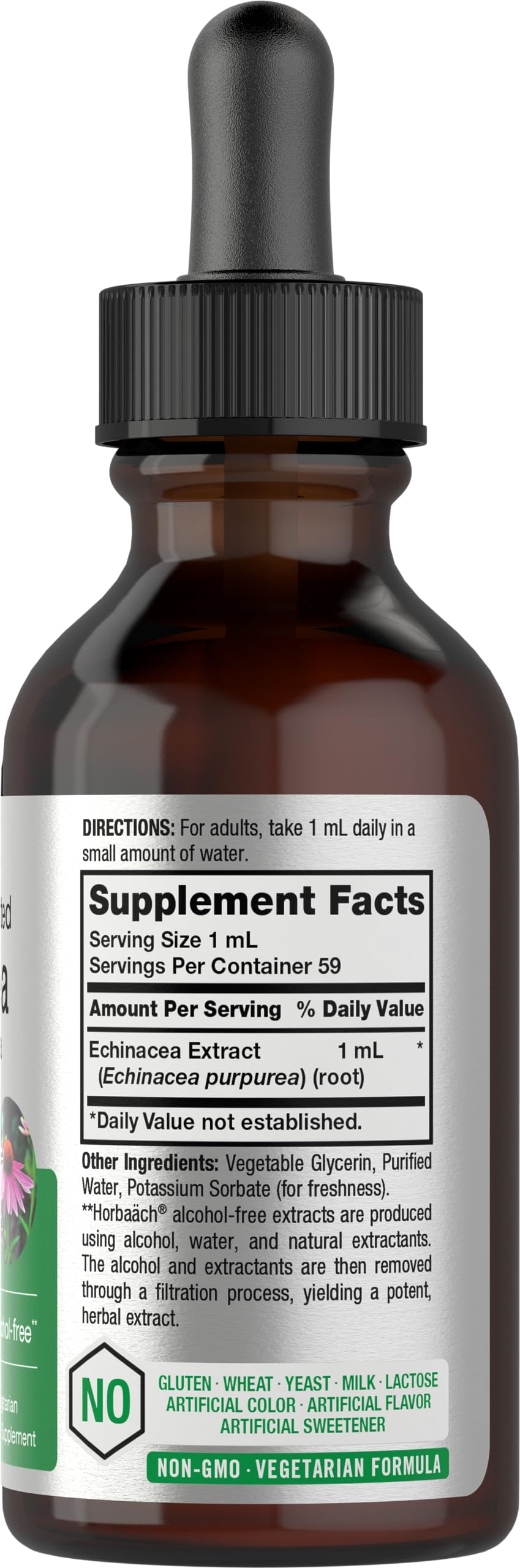 Foto 2 | Suplemento Horbäach Echinacea Drops Extracto Líquido 60 ml - Venta Internacional