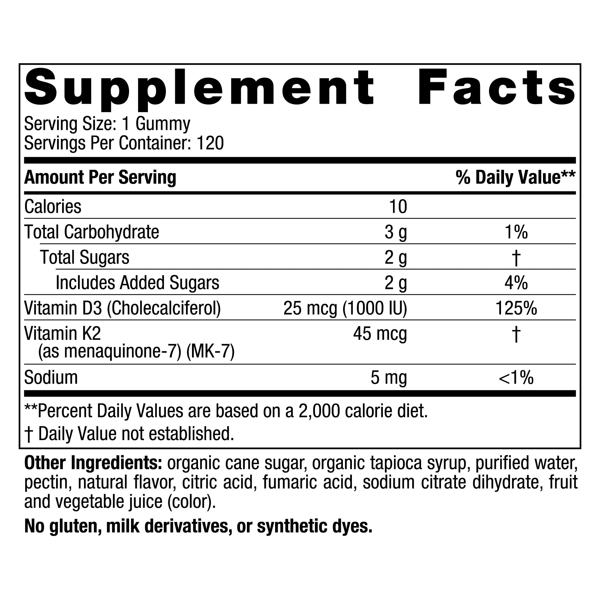 Foto 3 pulgar | Suplemento De Gomitas Con Vitamina D3 Y K2 De Nordic Naturals, 120 Unidades - Venta Internacional.