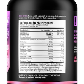Foto 2 | Collagen Blend I Ii Iii V X B Life 90 Cápsulas