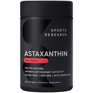 Foto 1 | Suplemento Sports Research Astaxantina 6 Mg 120 Cápsulas Blandas - Venta Internacional