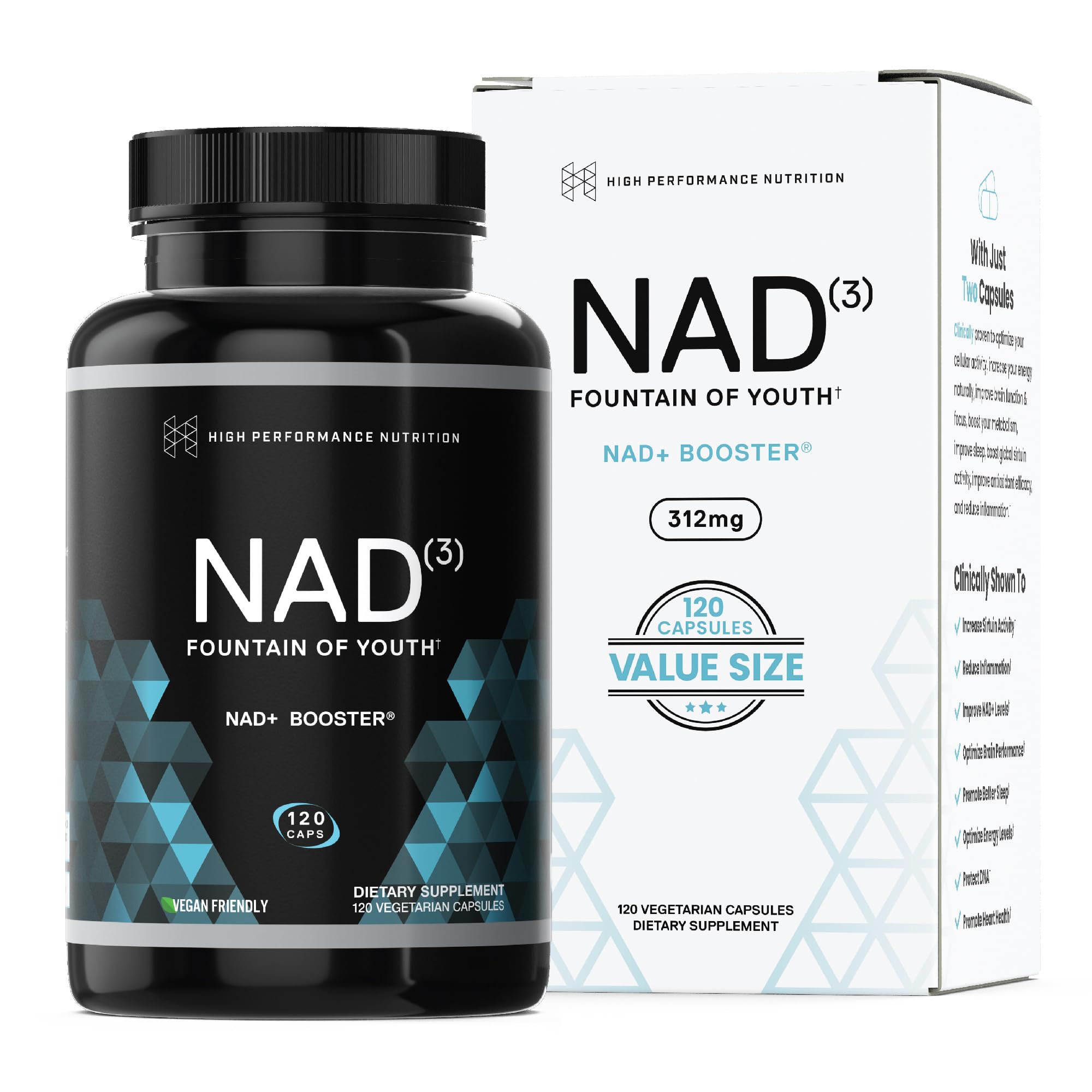 Foto 2 pulgar | Suplemento Hpn Nad3 Nad+Booster 120 Cápsulas - Venta Internacional