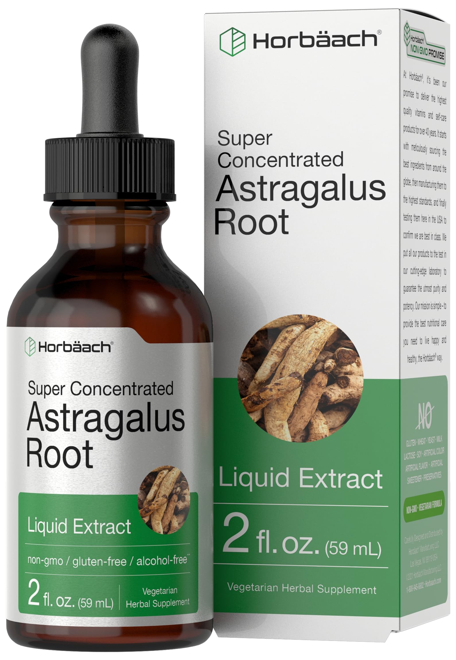 Foto 2 pulgar | Suplemento Horbäach de Extracto de Raíz Astrágalo 60 ml Ssin Alcohol - Venta Internacional