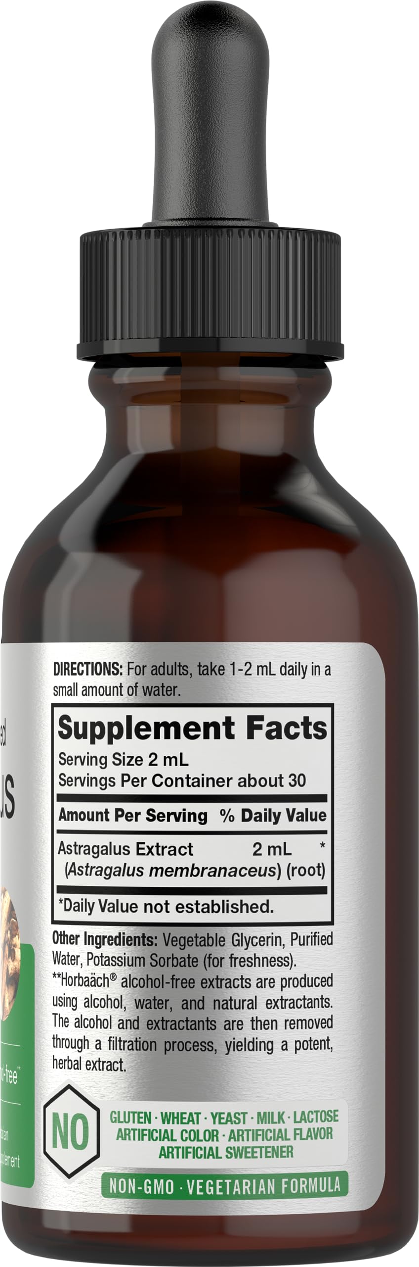 Foto 3 pulgar | Suplemento Horbäach de Extracto de Raíz Astrágalo 60 ml Ssin Alcohol - Venta Internacional