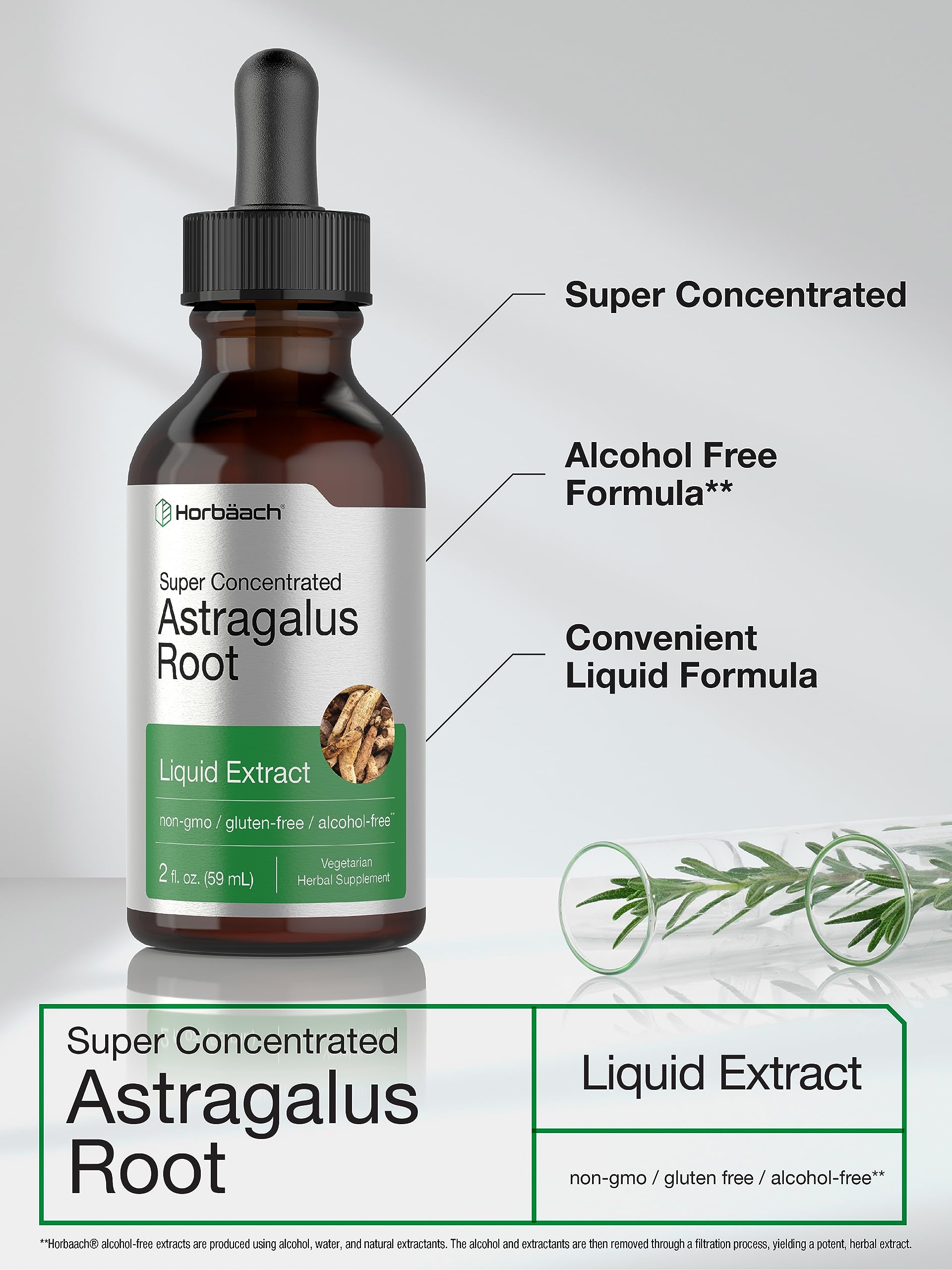 Foto 4 pulgar | Suplemento Horbäach de Extracto de Raíz Astrágalo 60 ml Ssin Alcohol - Venta Internacional